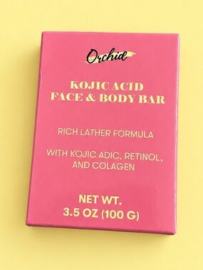 Orchid Kojic Acid Face & Body Bar